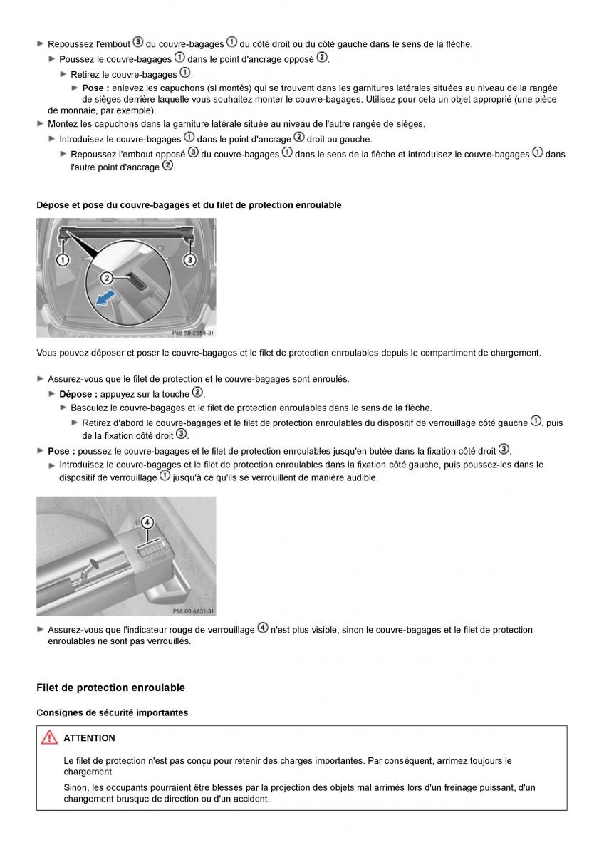 Mercedes Benz ML class II W164 manuel du proprietaire / page 334