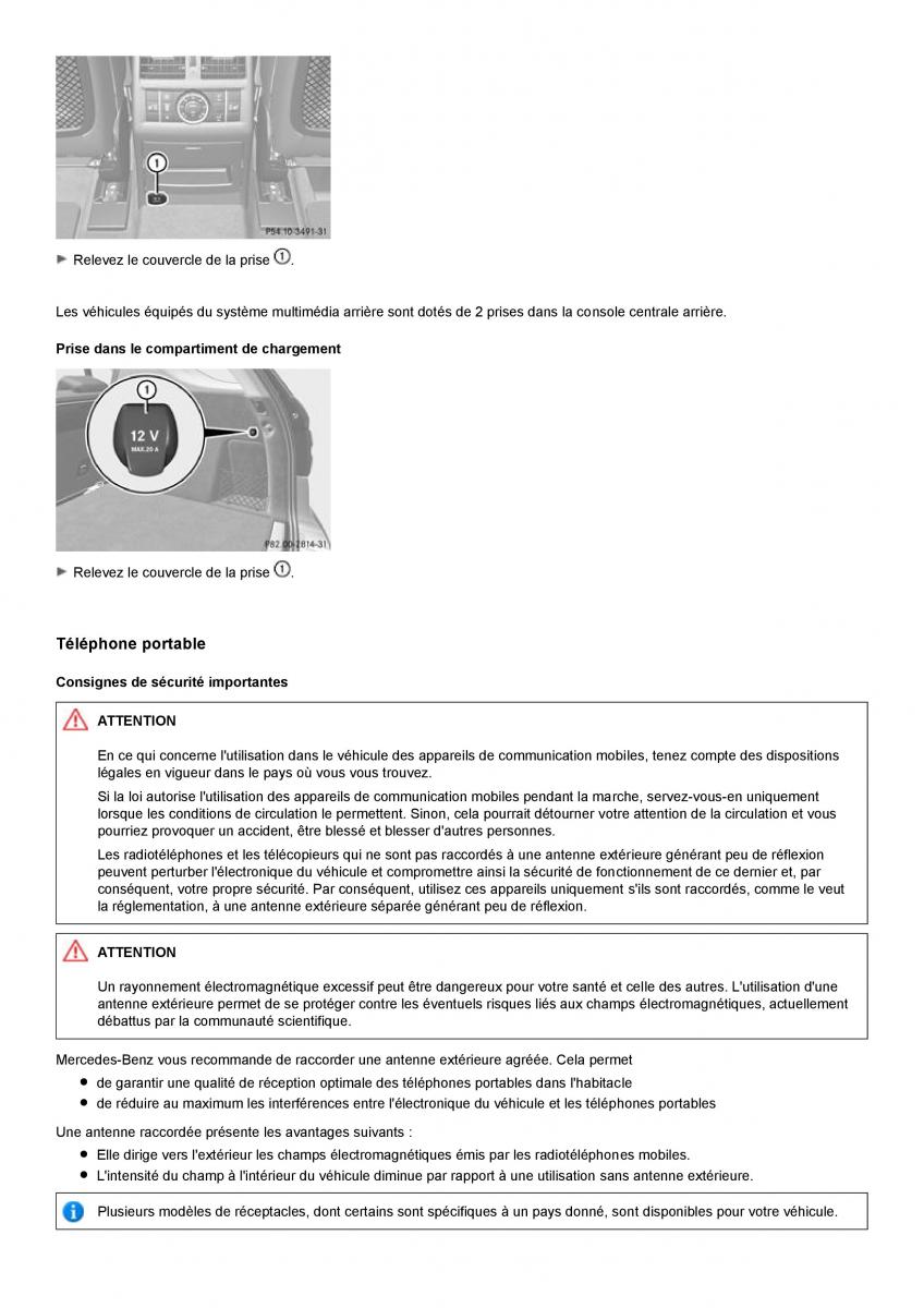 Mercedes Benz ML class II W164 manuel du proprietaire / page 346