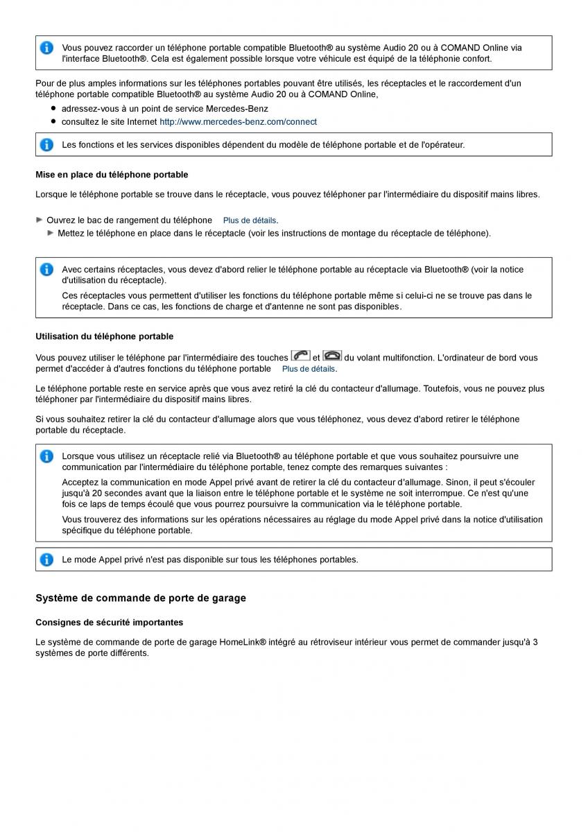 Mercedes Benz ML class II W164 manuel du proprietaire / page 347