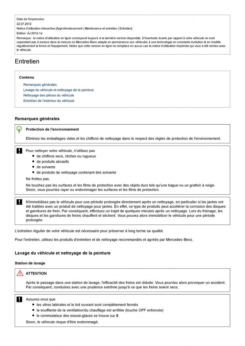 Mercedes Benz ML class II W164 manuel du proprietaire / page 364