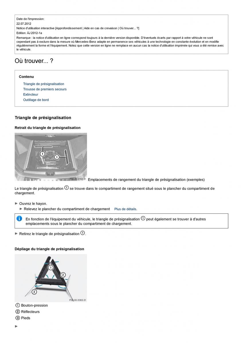 Mercedes Benz ML class II W164 manuel du proprietaire / page 372