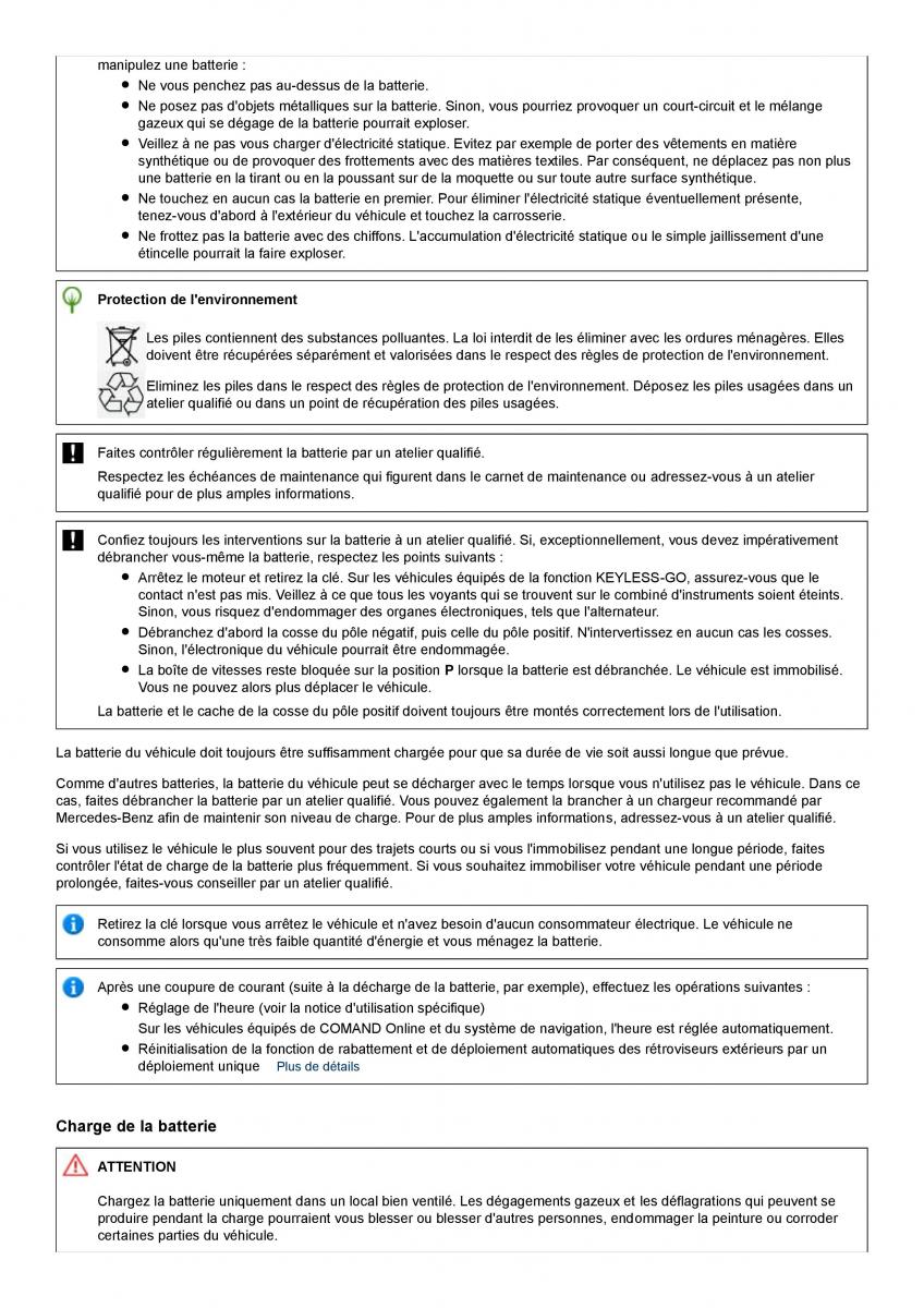 Mercedes Benz ML class II W164 manuel du proprietaire / page 381