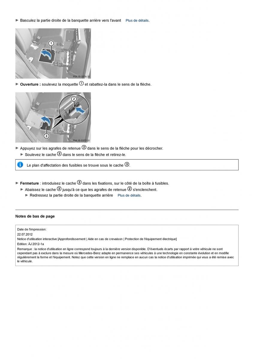 Mercedes Benz ML class II W164 manuel du proprietaire / page 391