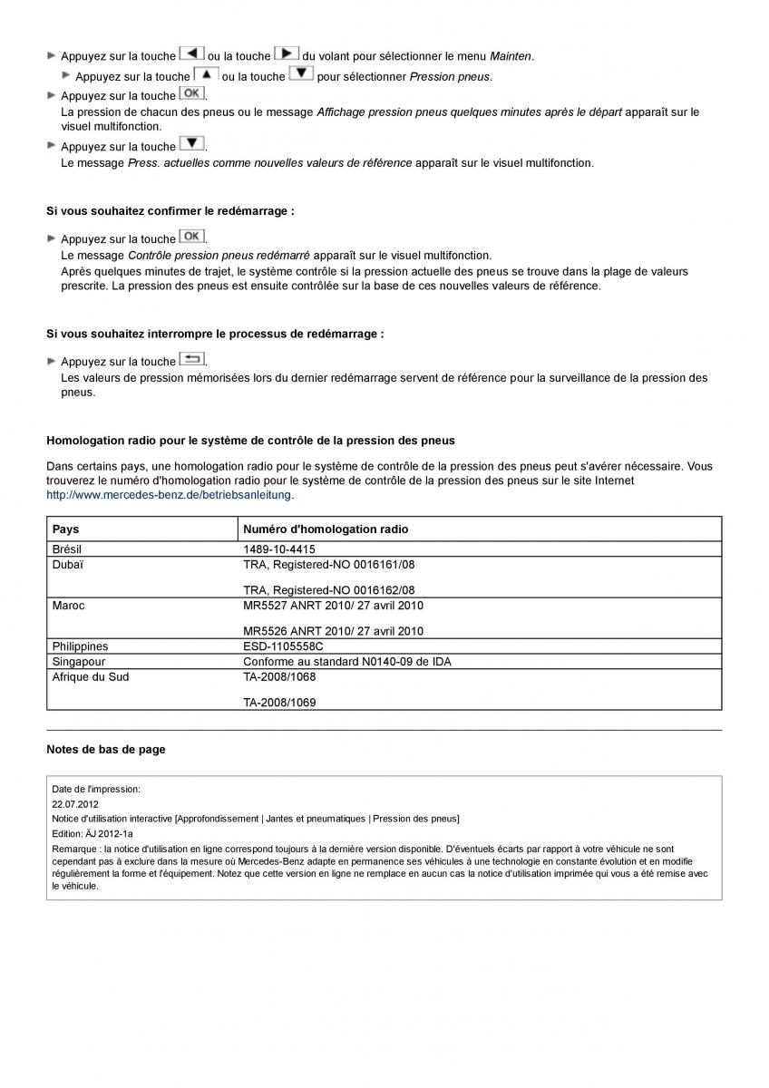 Mercedes Benz ML class II W164 manuel du proprietaire / page 402