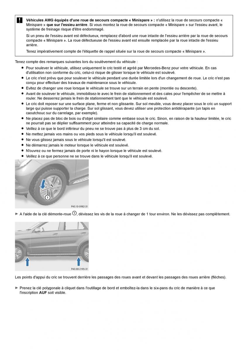 Mercedes Benz ML class II W164 manuel du proprietaire / page 406