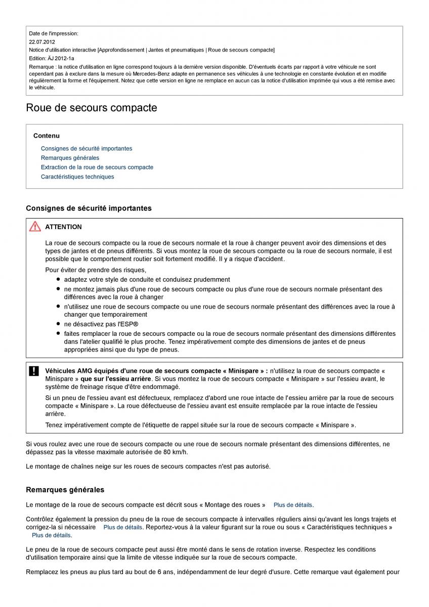 Mercedes Benz ML class II W164 manuel du proprietaire / page 418