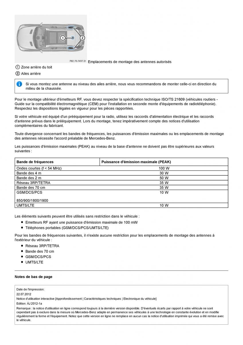 Mercedes Benz ML class II W164 manuel du proprietaire / page 426