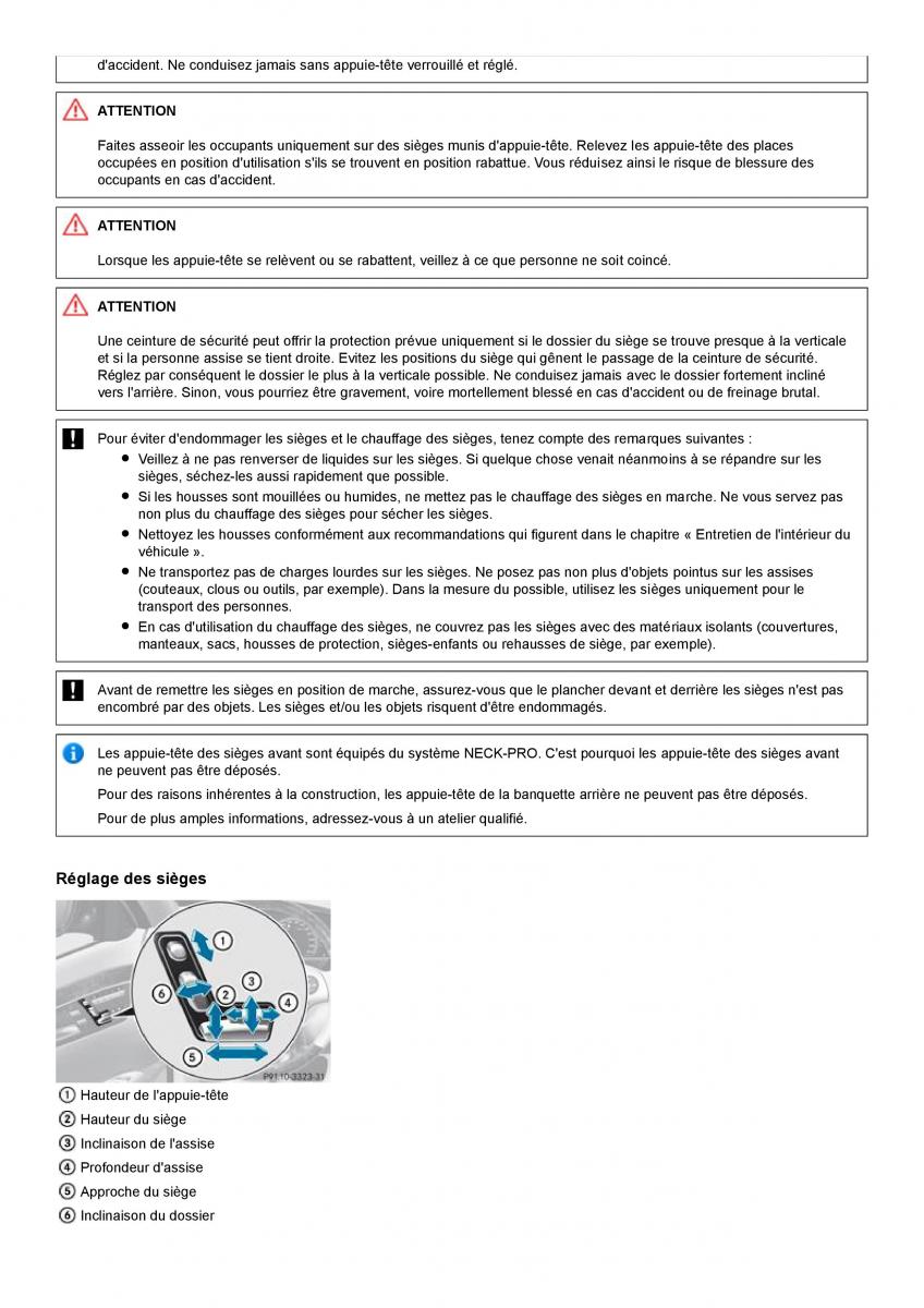 Mercedes Benz S class W221 manuel du proprietaire / page 85