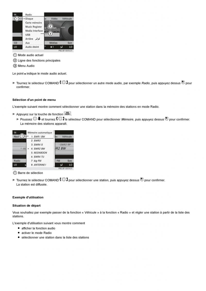 Mercedes Benz S class W221 manuel du proprietaire / page 113