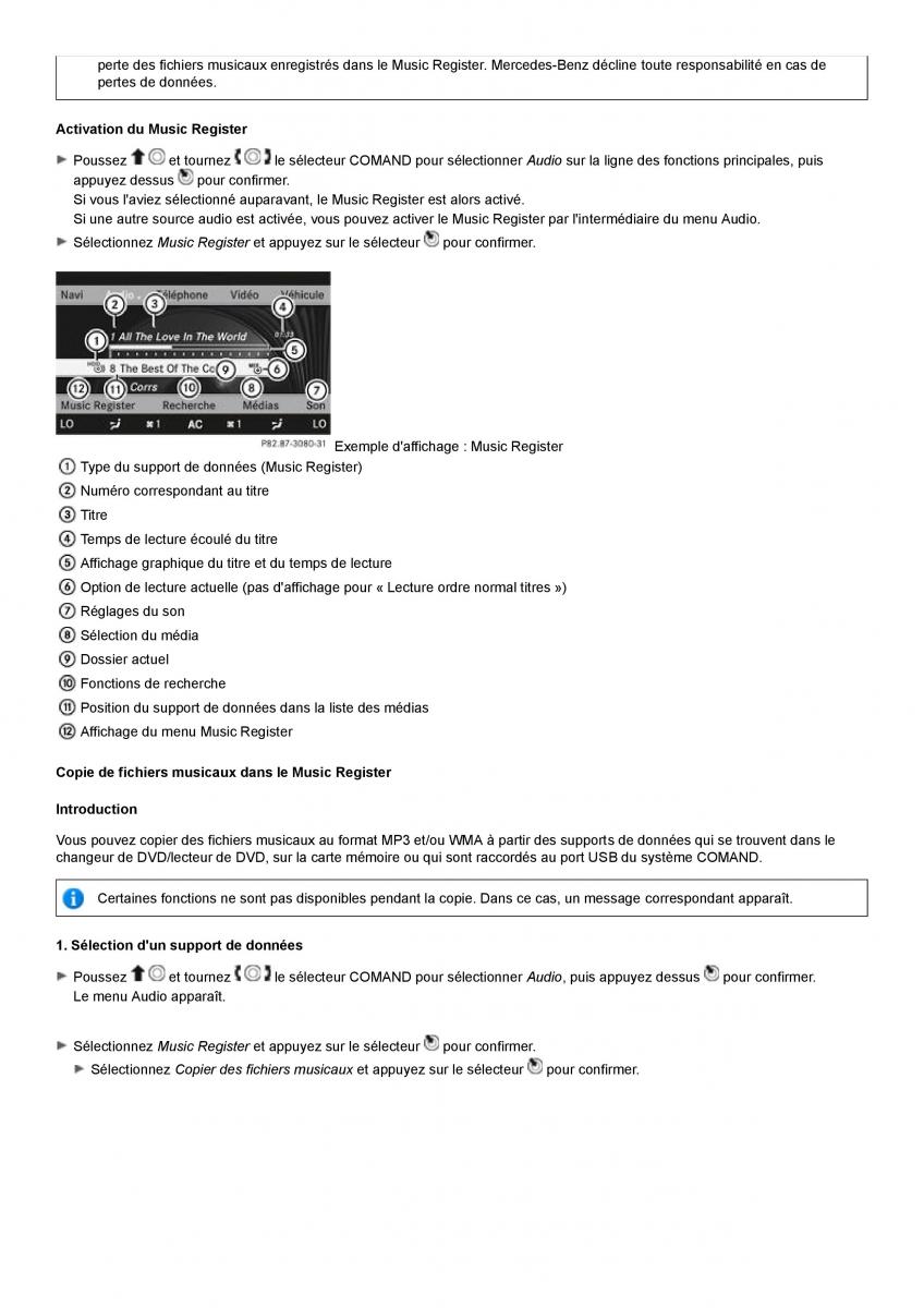 Mercedes Benz S class W221 manuel du proprietaire / page 237