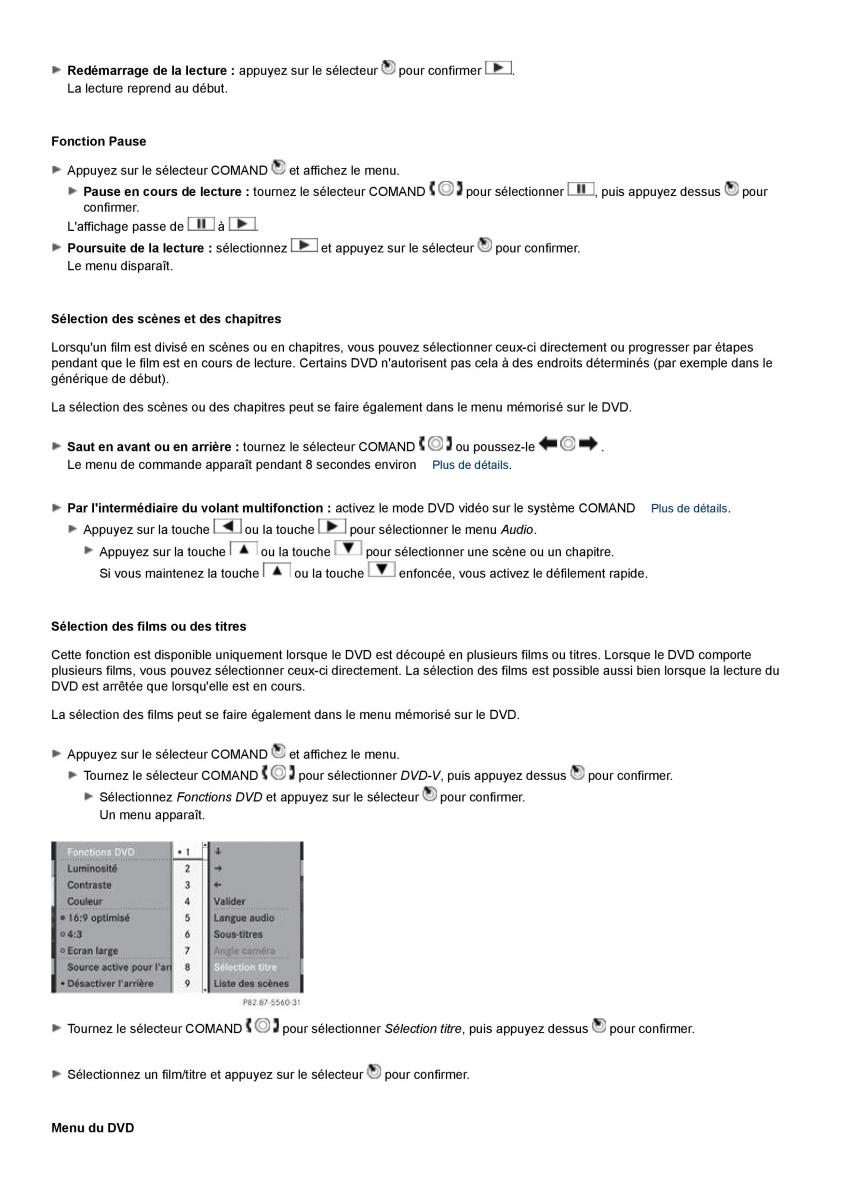 Mercedes Benz S class W221 manuel du proprietaire / page 259