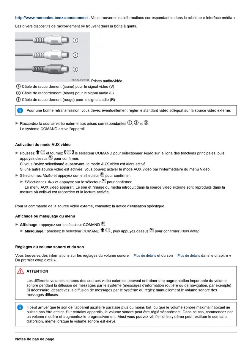 Mercedes Benz S class W221 manuel du proprietaire / page 262