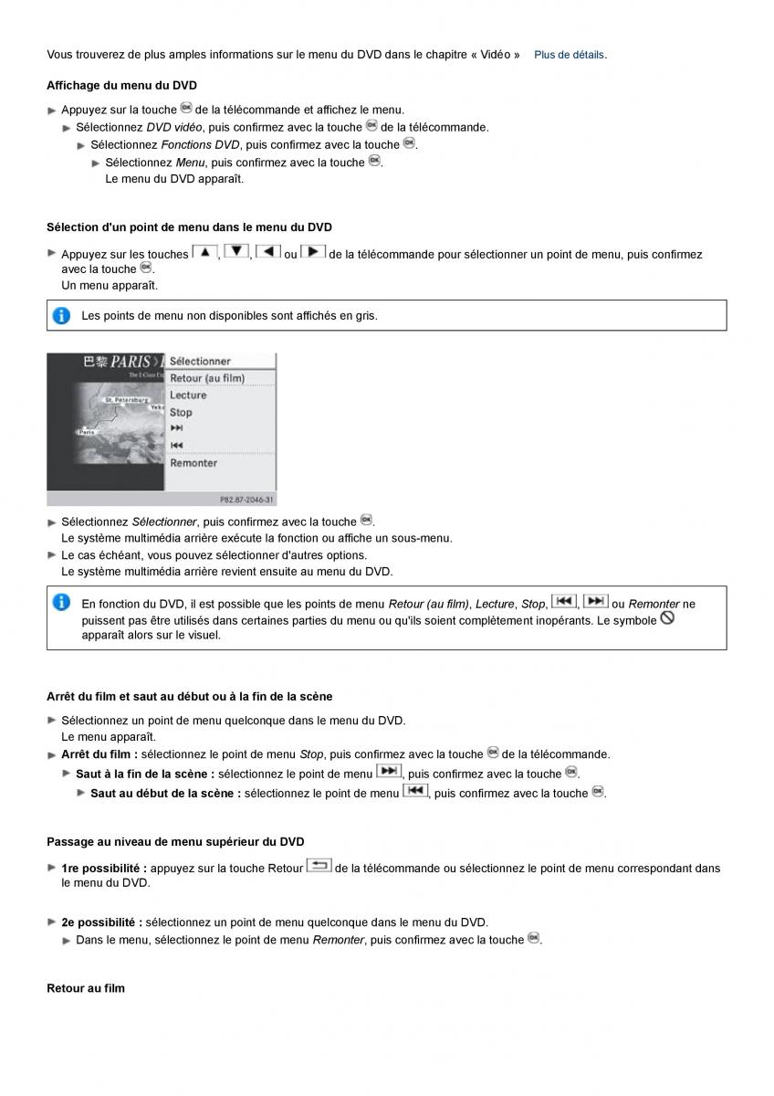 Mercedes Benz S class W221 manuel du proprietaire / page 276