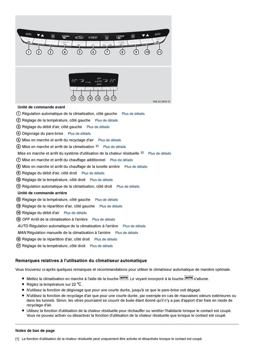 Mercedes Benz S class W221 manuel du proprietaire / page 320