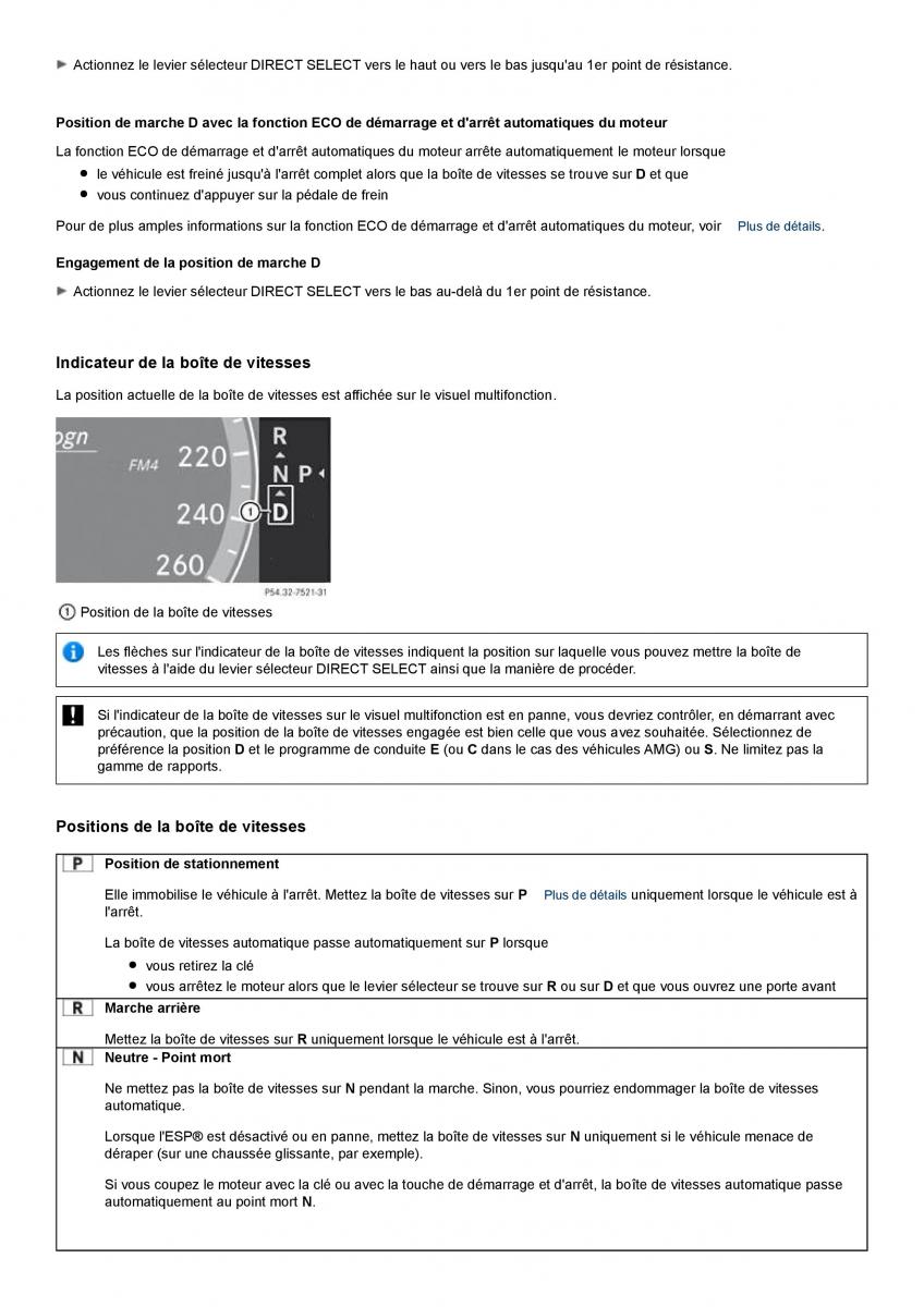 Mercedes Benz S class W221 manuel du proprietaire / page 348