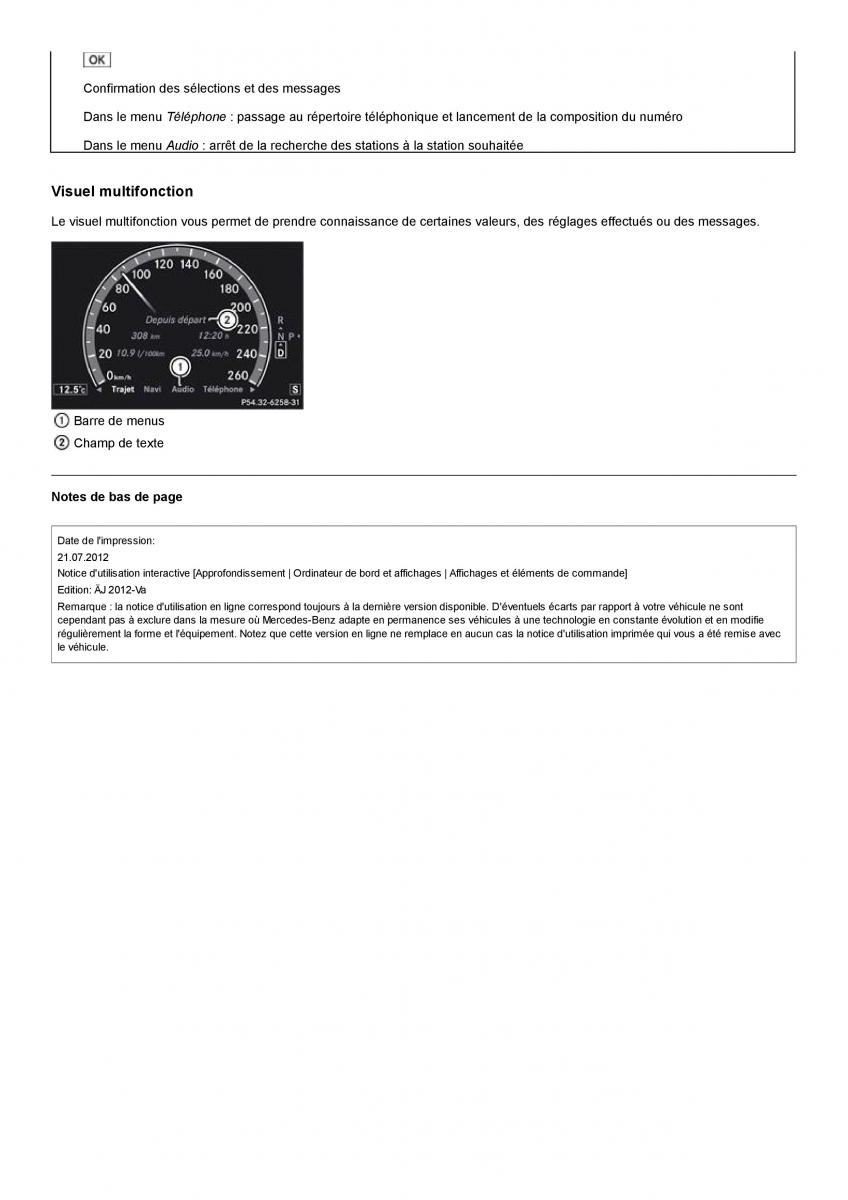 Mercedes Benz S class W221 manuel du proprietaire / page 417