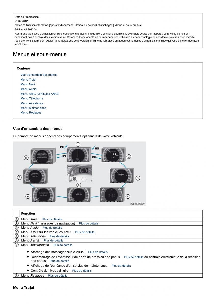 Mercedes Benz S class W221 manuel du proprietaire / page 418