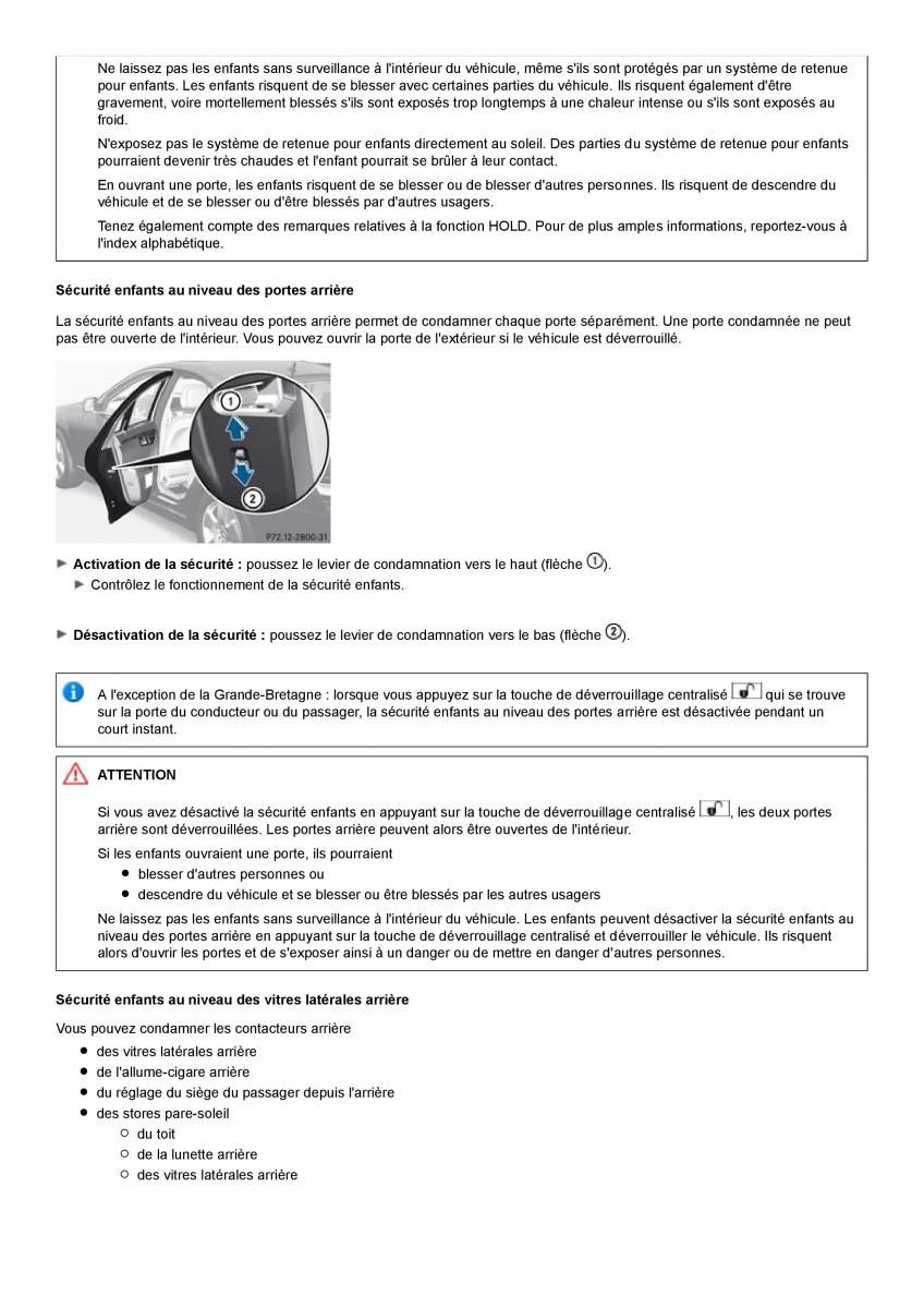 Mercedes Benz S class W221 manuel du proprietaire / page 42