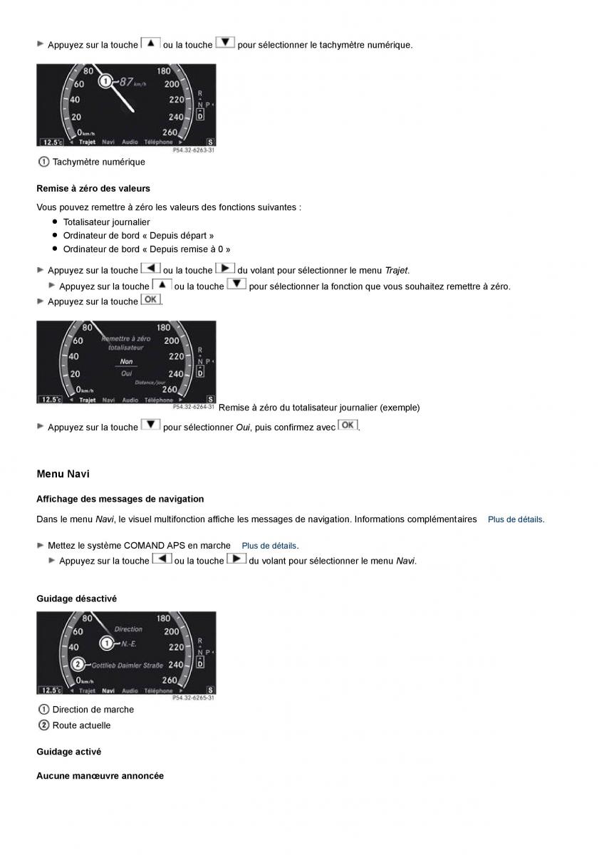 Mercedes Benz S class W221 manuel du proprietaire / page 420