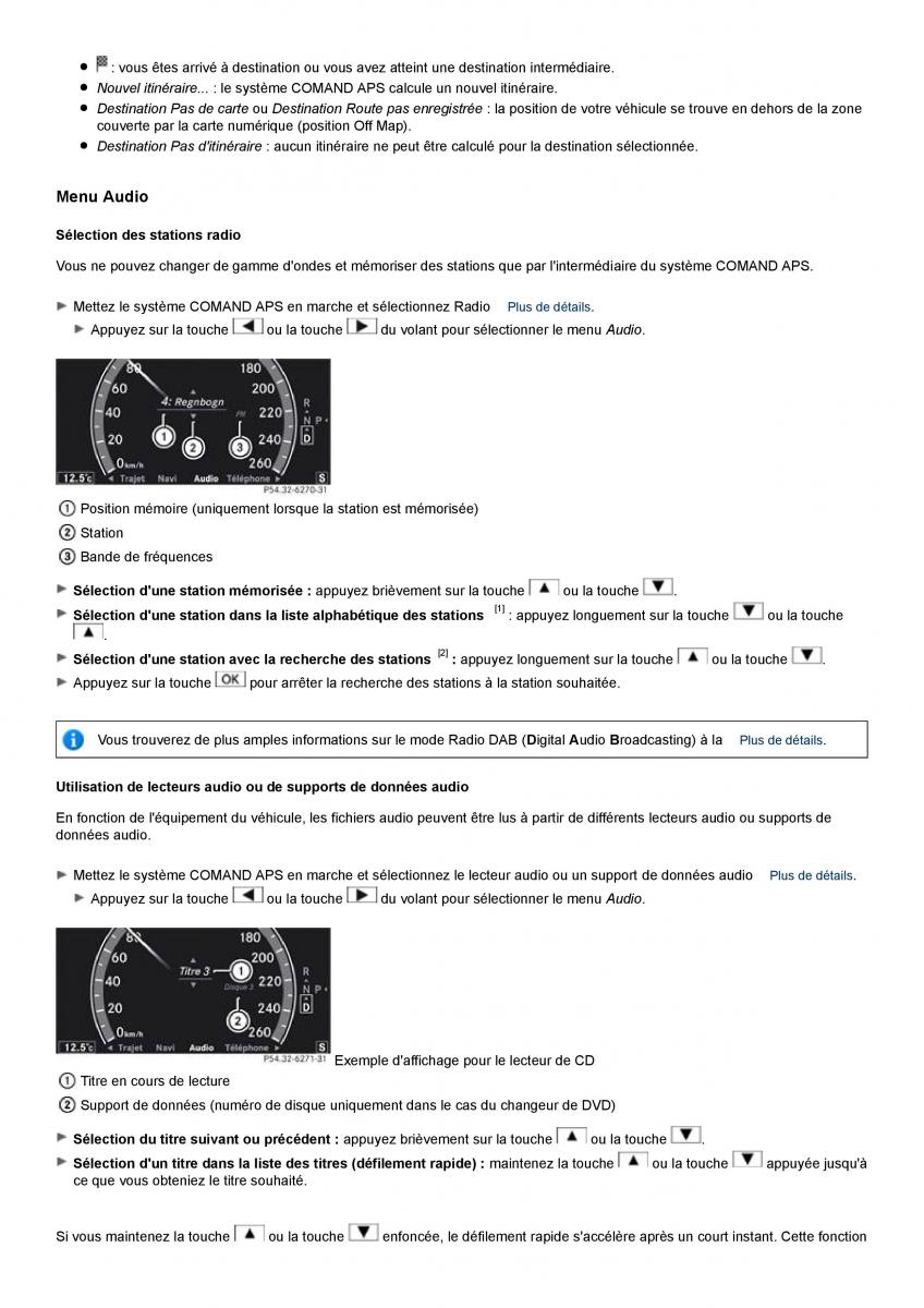 Mercedes Benz S class W221 manuel du proprietaire / page 422