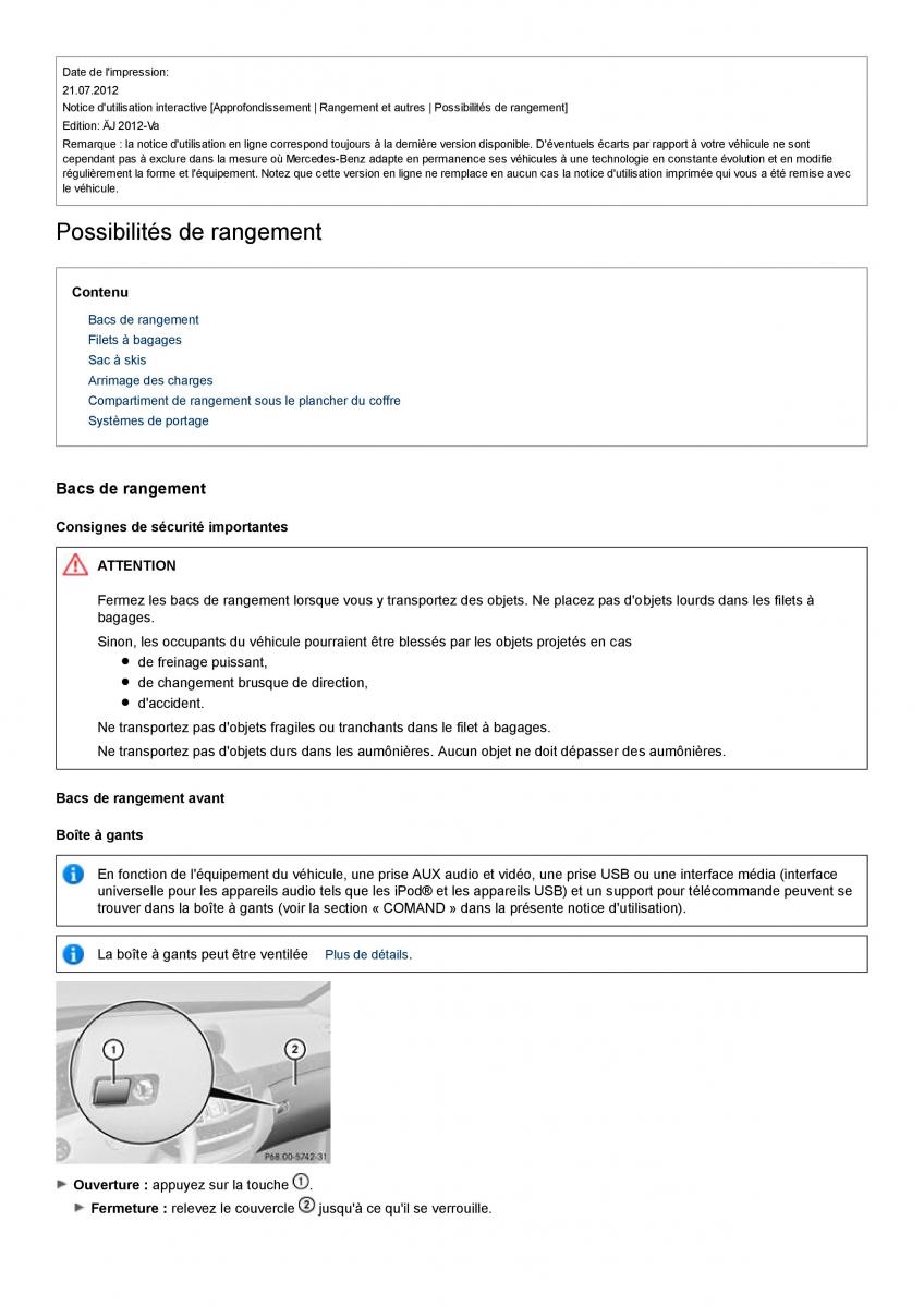 Mercedes Benz S class W221 manuel du proprietaire / page 469