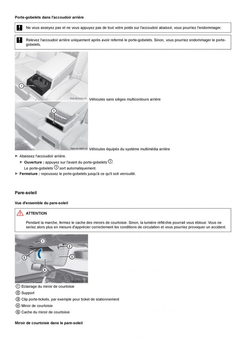 Mercedes Benz S class W221 manuel du proprietaire / page 480