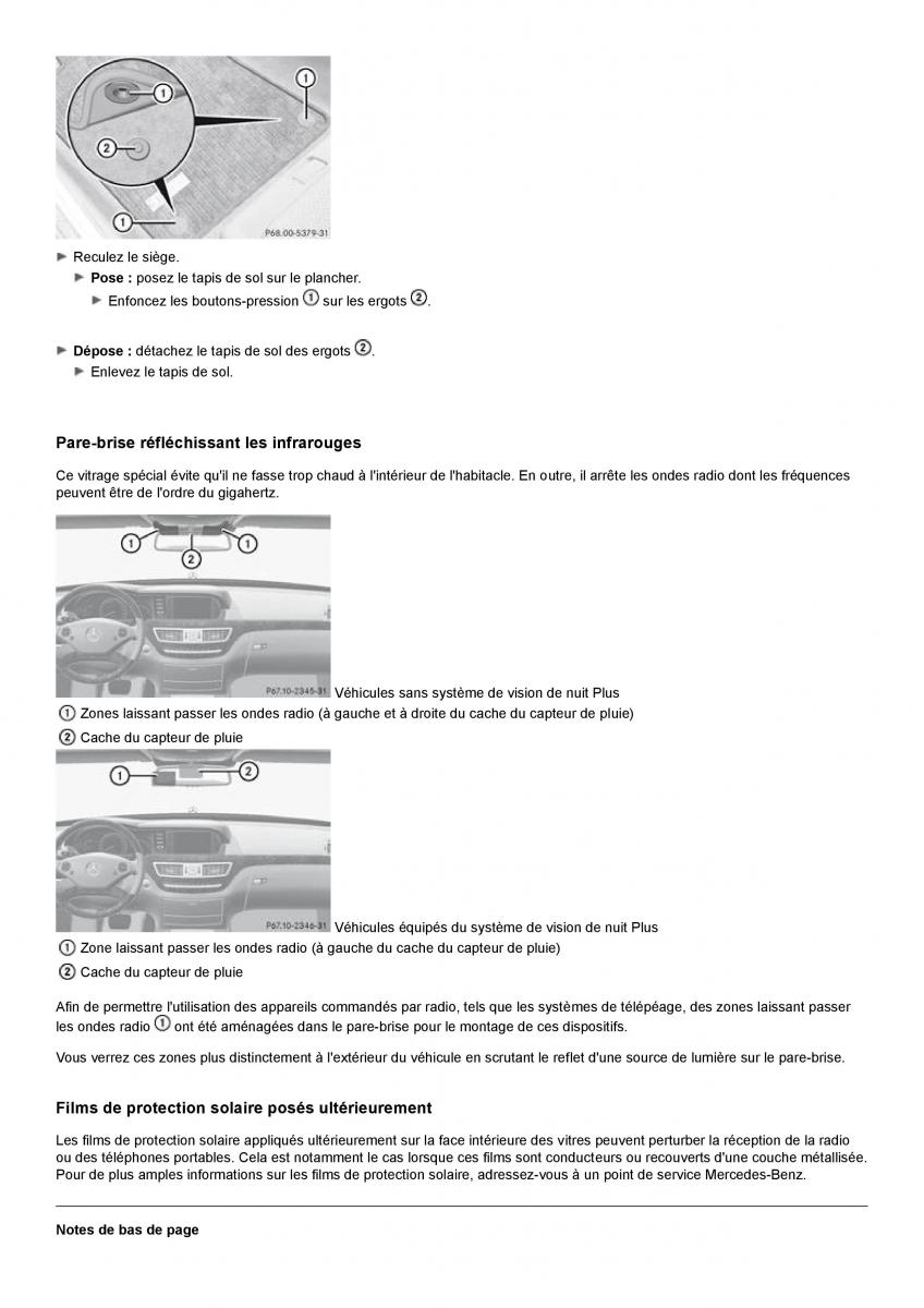 Mercedes Benz S class W221 manuel du proprietaire / page 493