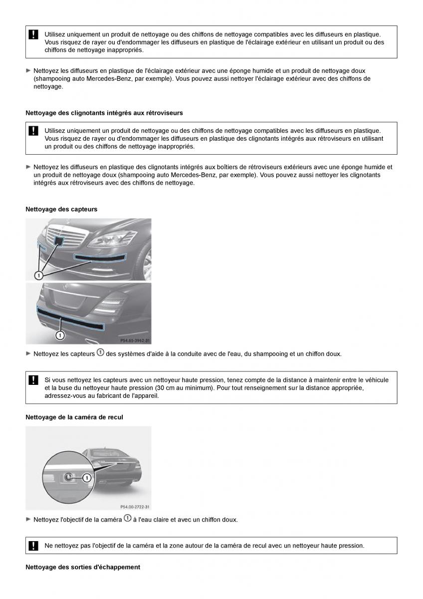 Mercedes Benz S class W221 manuel du proprietaire / page 508