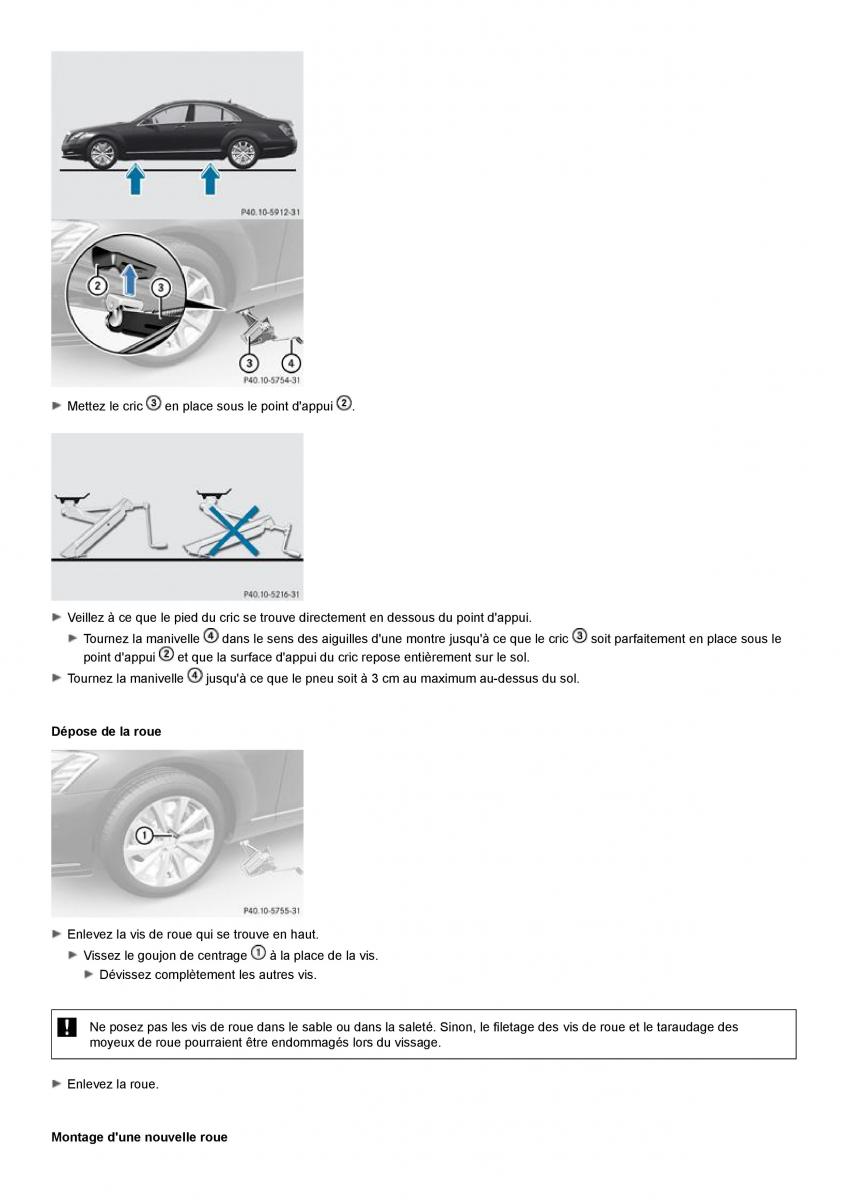 Mercedes Benz S class W221 manuel du proprietaire / page 524