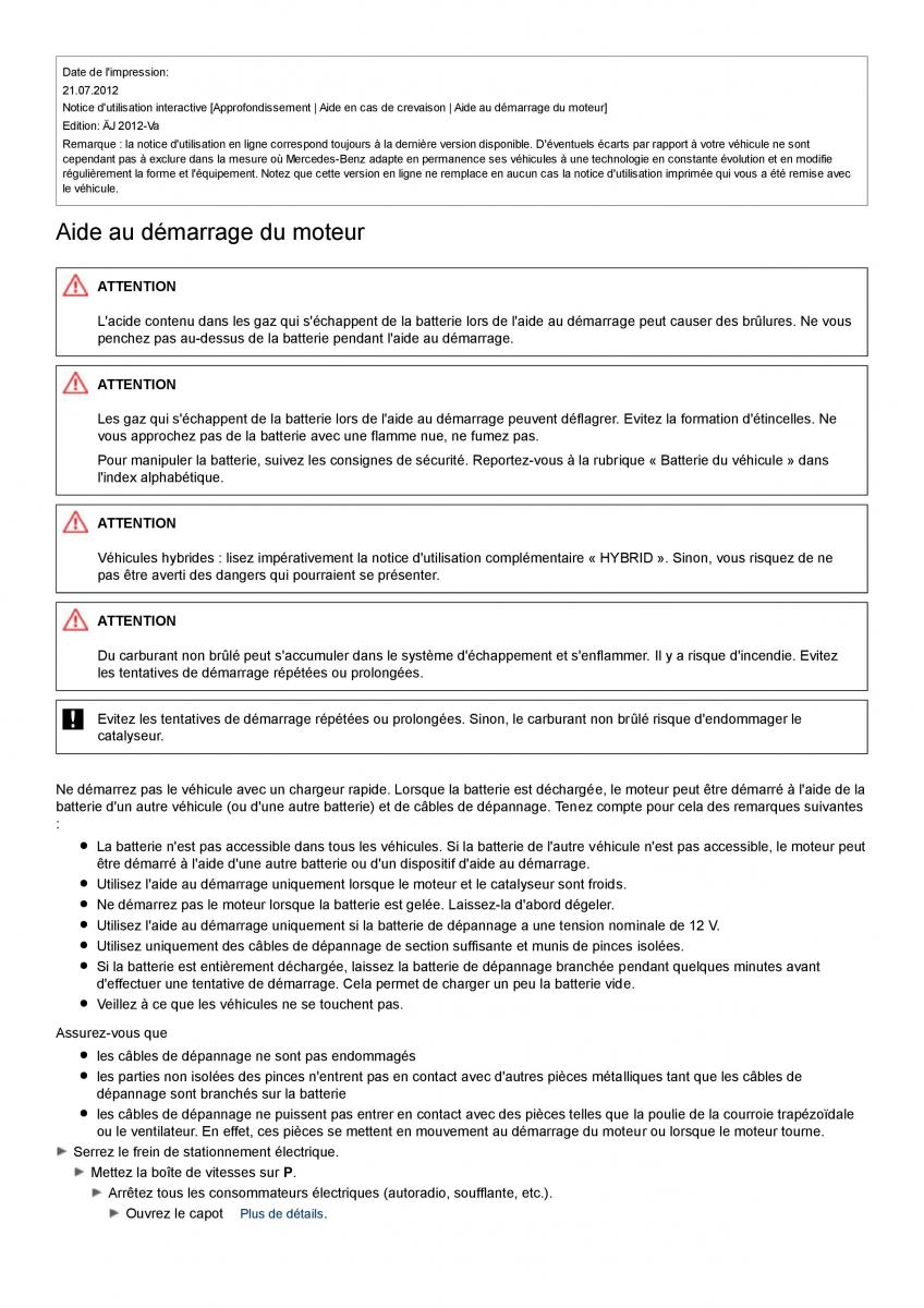 Mercedes Benz S class W221 manuel du proprietaire / page 531