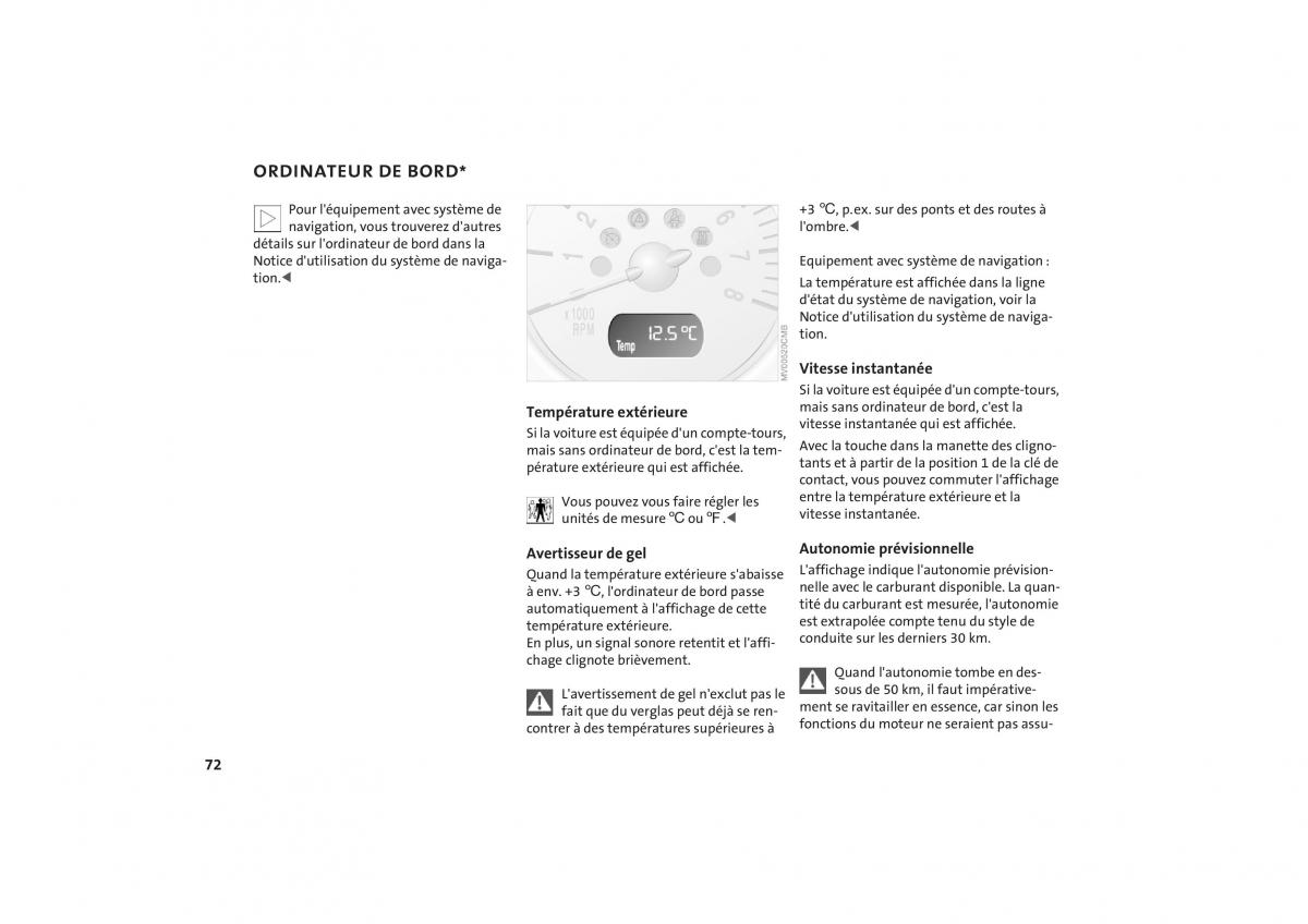 Mini One Cooper manuel du proprietaire / page 74