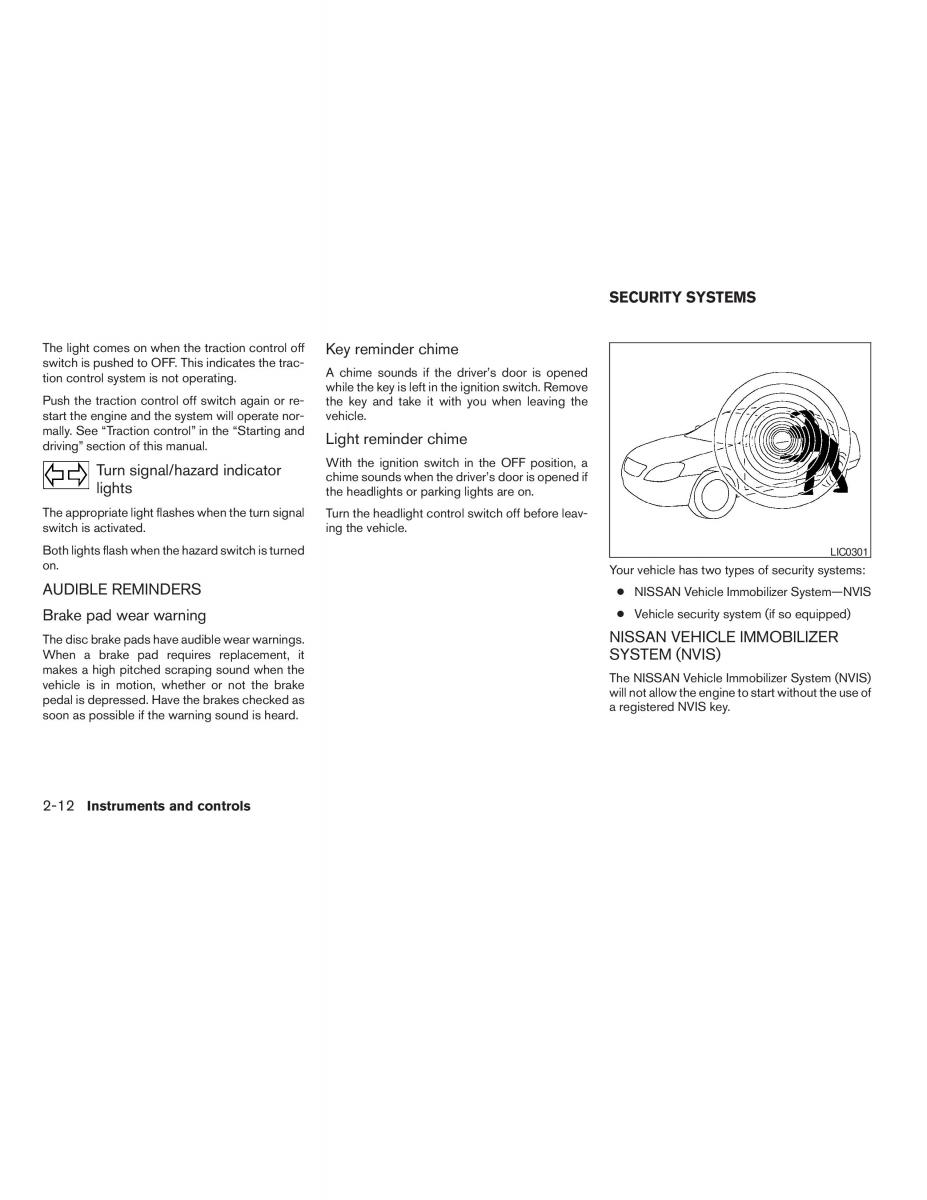 Nissan Altima L31 III 3 owners manual / page 60