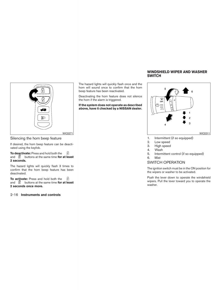 Nissan Altima L31 III 3 owners manual / page 64