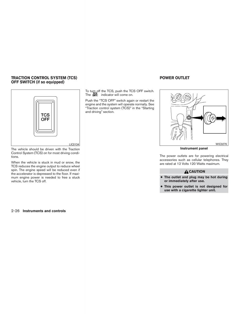 Nissan Altima L31 III 3 owners manual / page 74