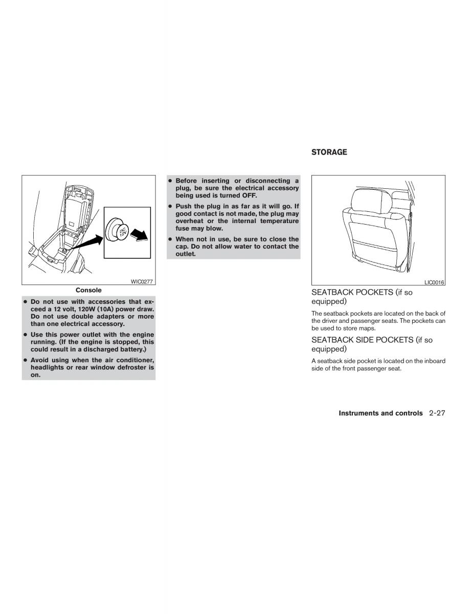 Nissan Altima L31 III 3 owners manual / page 75