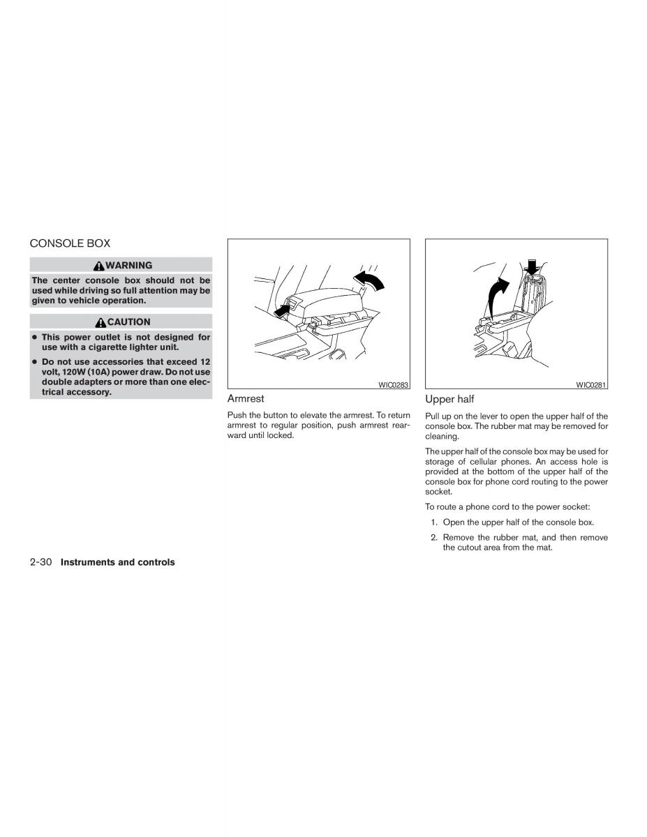 Nissan Altima L31 III 3 owners manual / page 78