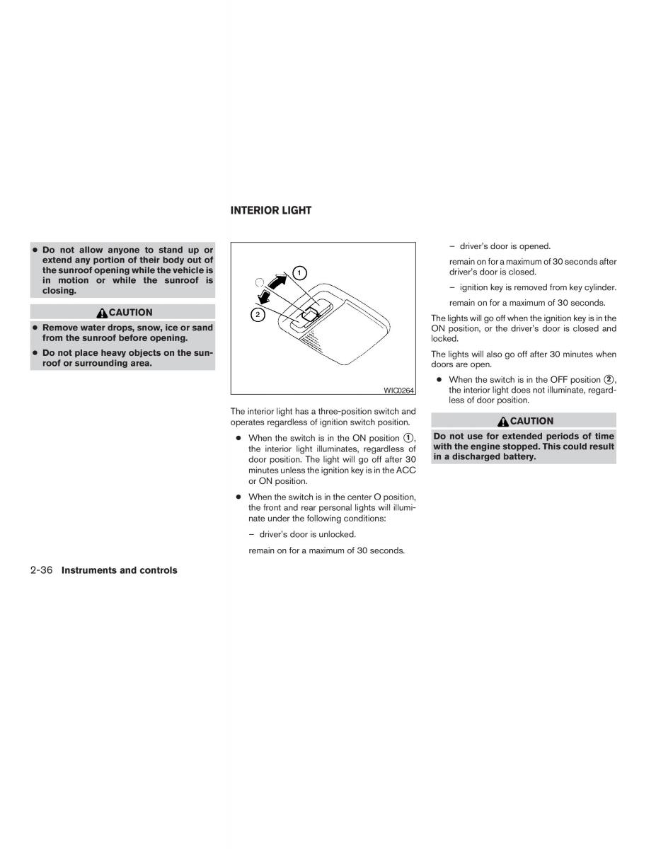 Nissan Altima L31 III 3 owners manual / page 84