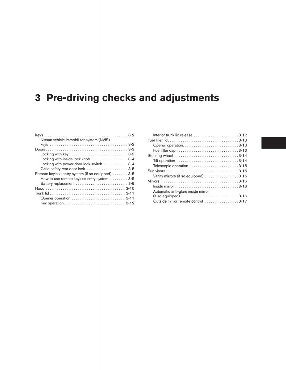 Nissan Altima L31 III 3 owners manual / page 91