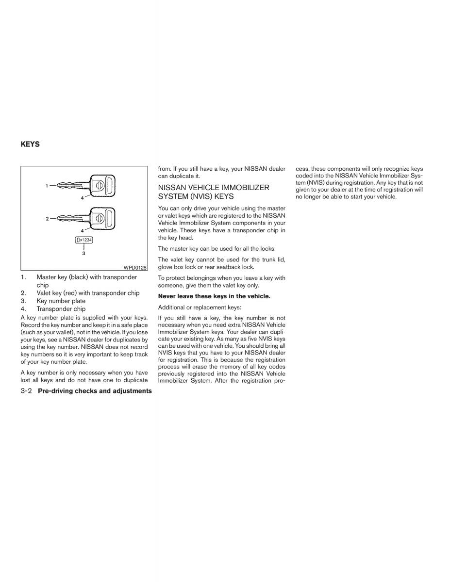 Nissan Altima L31 III 3 owners manual / page 92