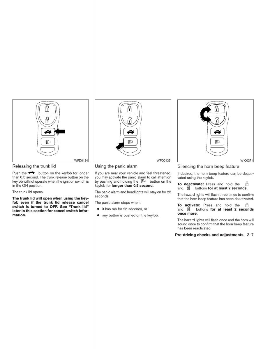 Nissan Altima L31 III 3 owners manual / page 97