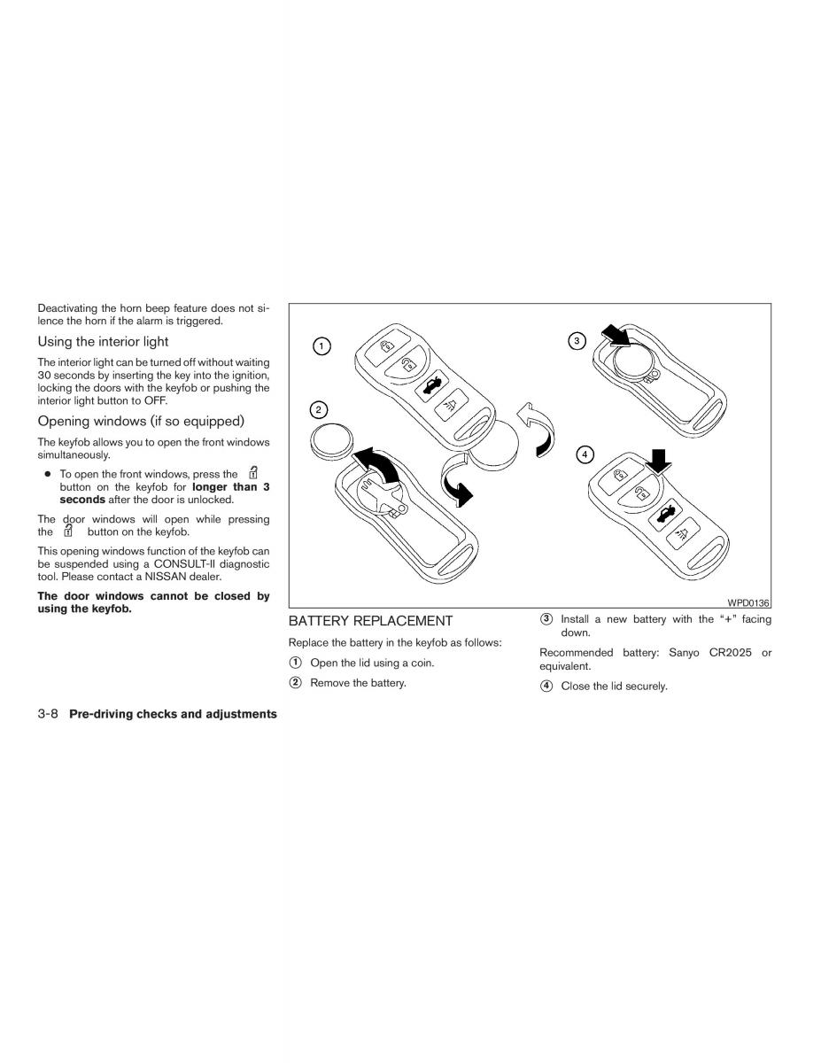 Nissan Altima L31 III 3 owners manual / page 98