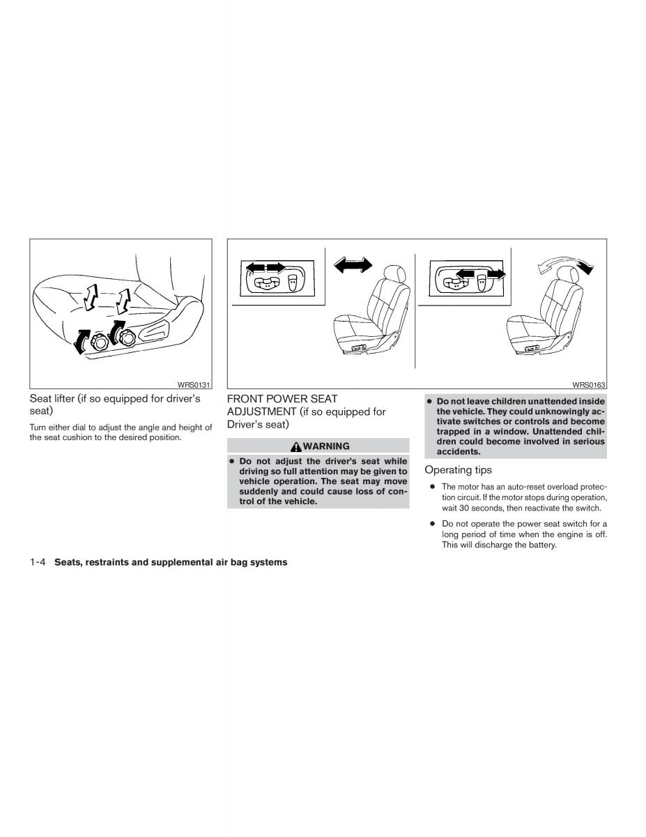 Nissan Altima L31 III 3 owners manual / page 10