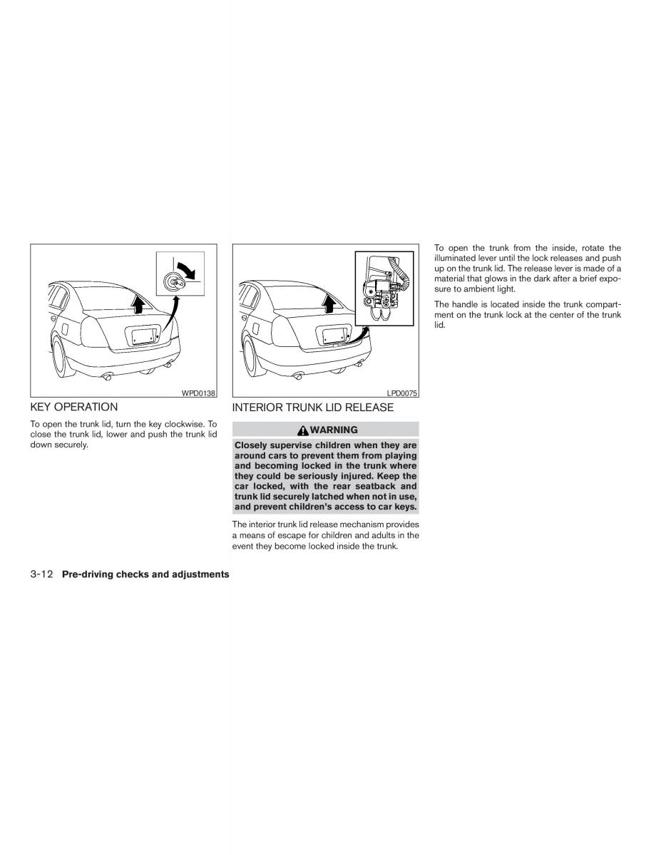 Nissan Altima L31 III 3 owners manual / page 102