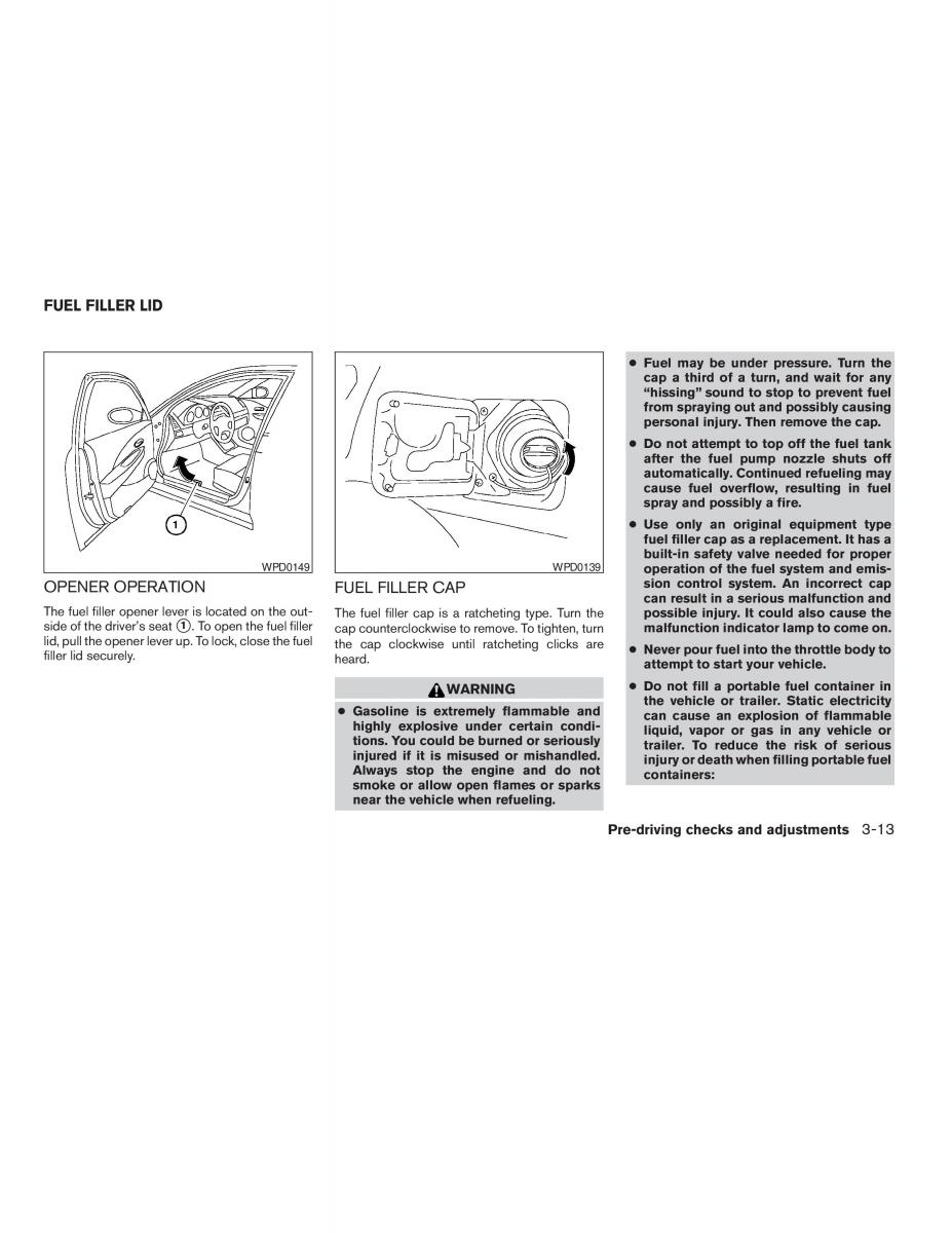 Nissan Altima L31 III 3 owners manual / page 103