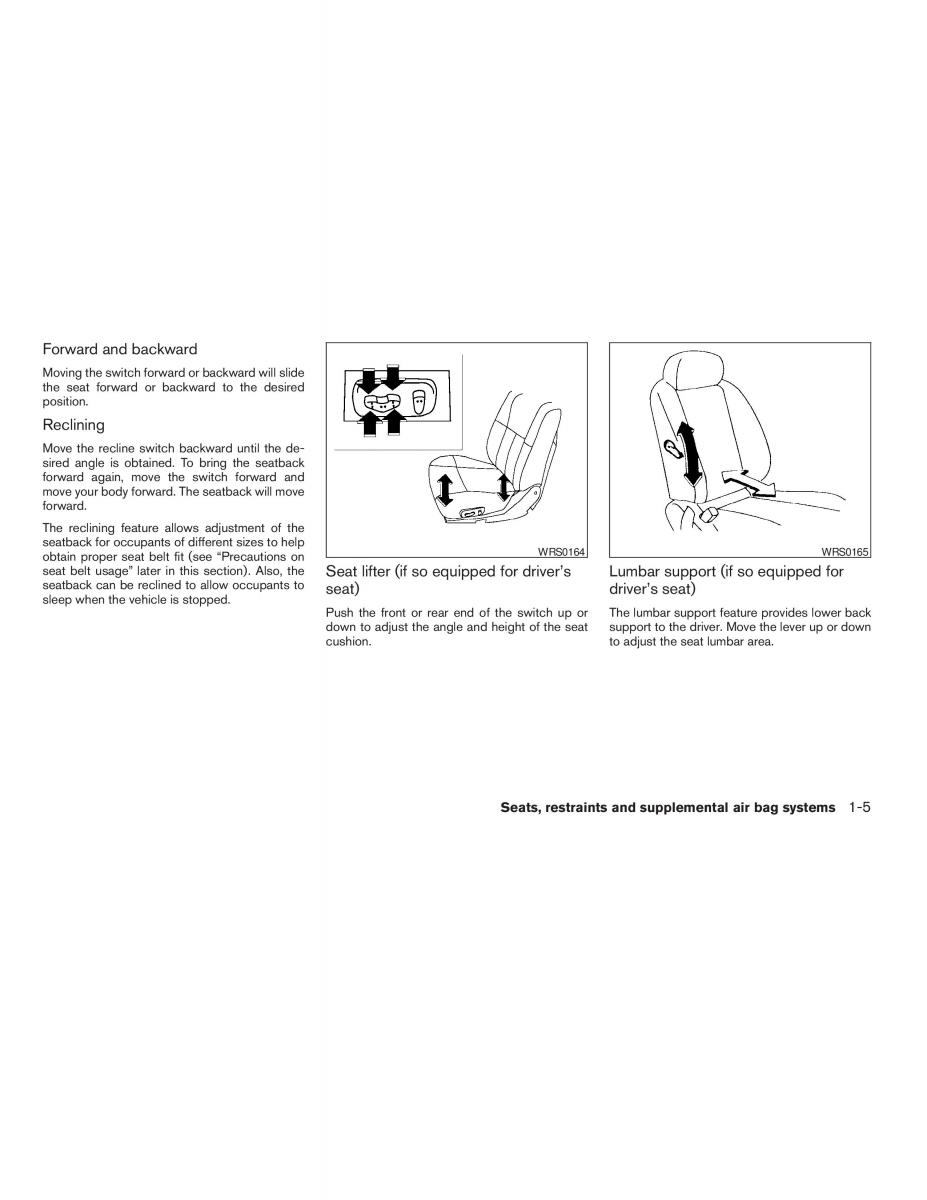 Nissan Altima L31 III 3 owners manual / page 11