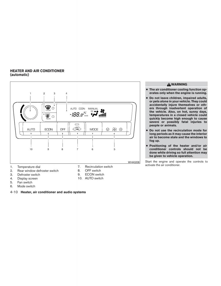 Nissan Altima L31 III 3 owners manual / page 118