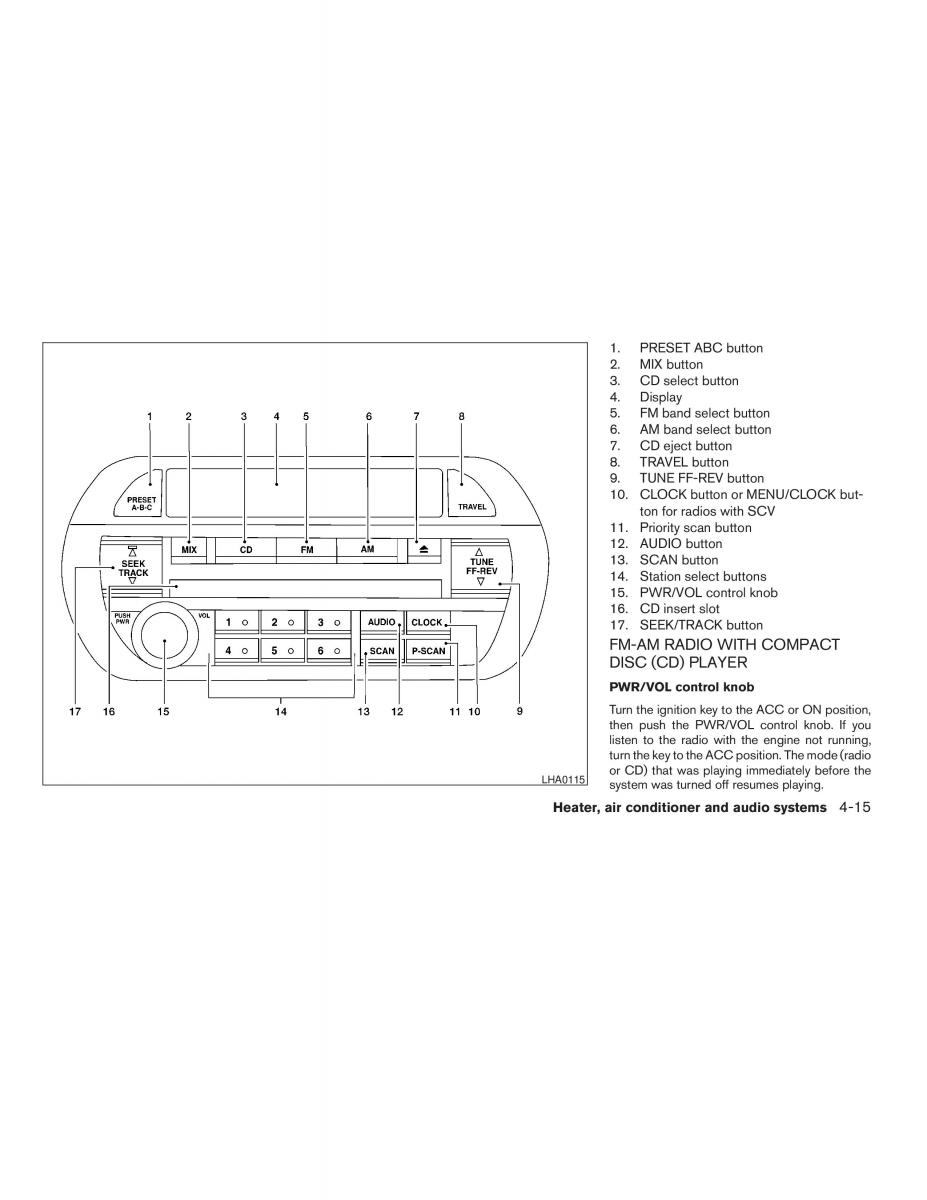 Nissan Altima L31 III 3 owners manual / page 123