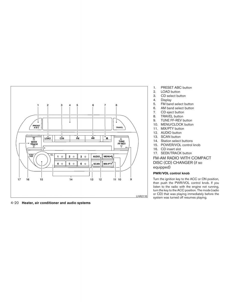 Nissan Altima L31 III 3 owners manual / page 128