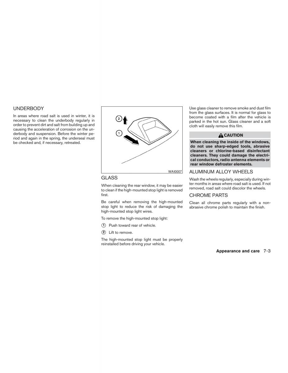 Nissan Altima L31 III 3 owners manual / page 173