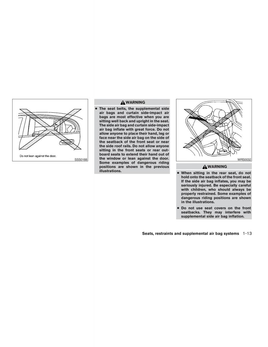 Nissan Altima L31 III 3 owners manual / page 19